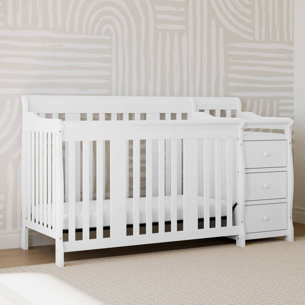 Sorelle Berkley 4 in1 Convertible Crib with Changer & Reviews Wayfair